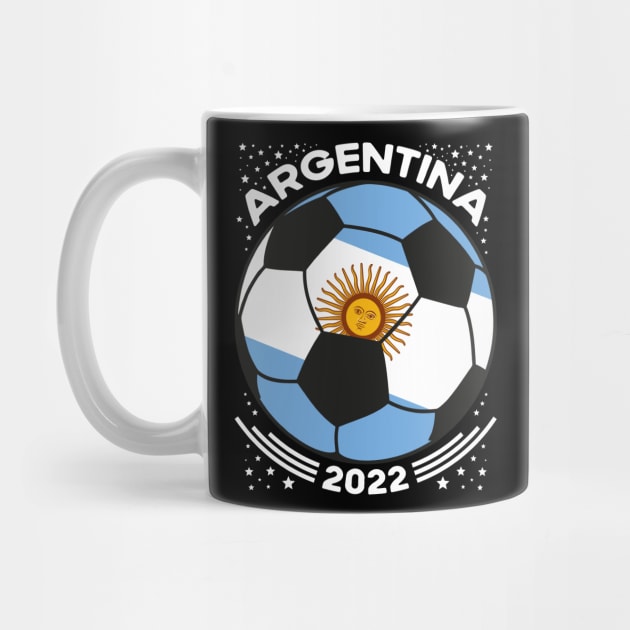 Argentina Flag Soccer Football Team by mcoshop